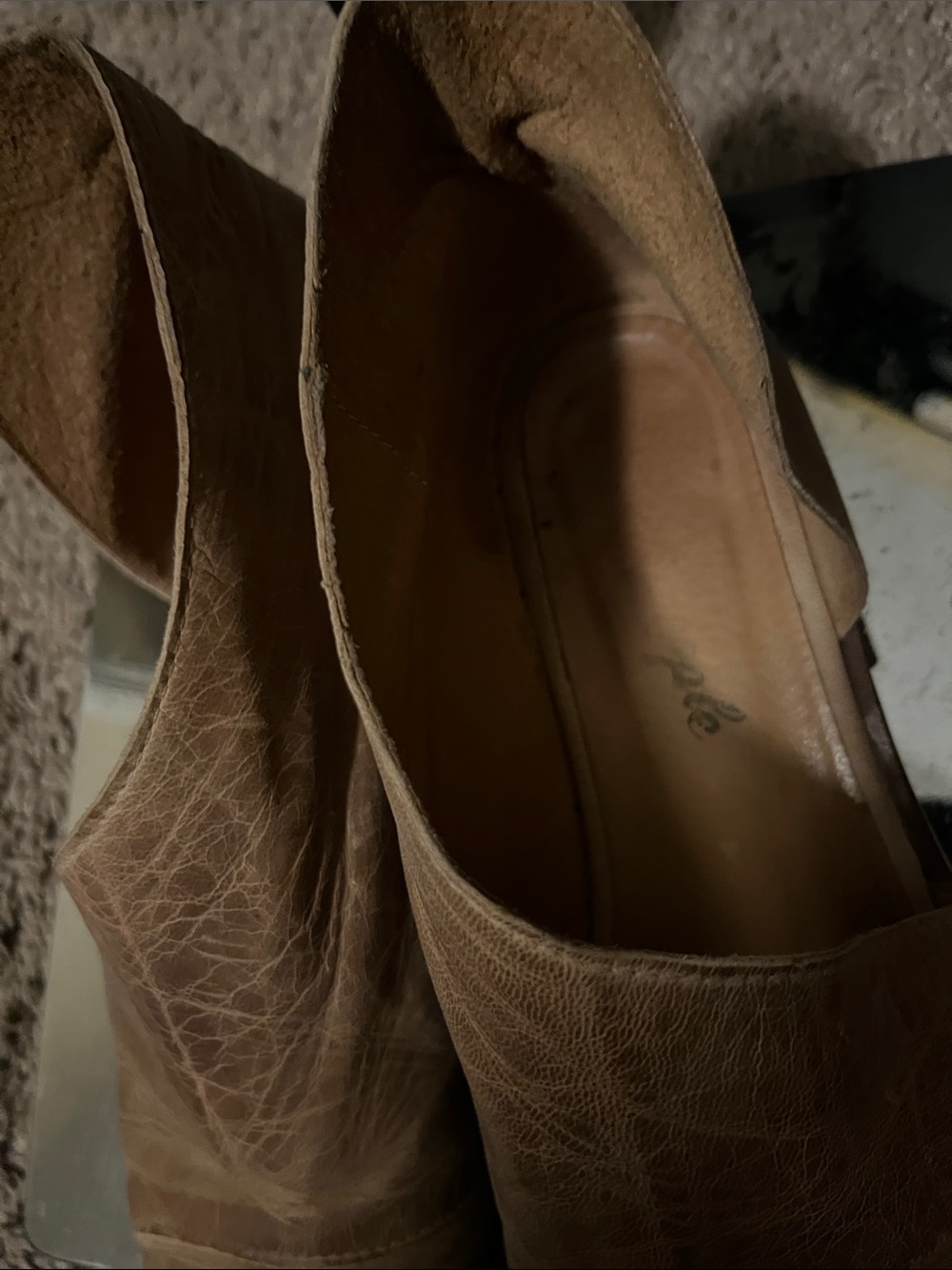 Free People Taupe Suede D'Orsay Flats - Picture 3 of 6
